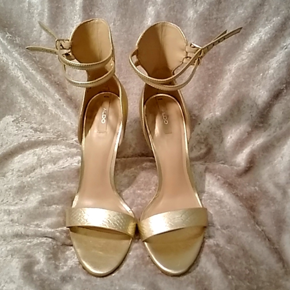 Aldo Gold Heels